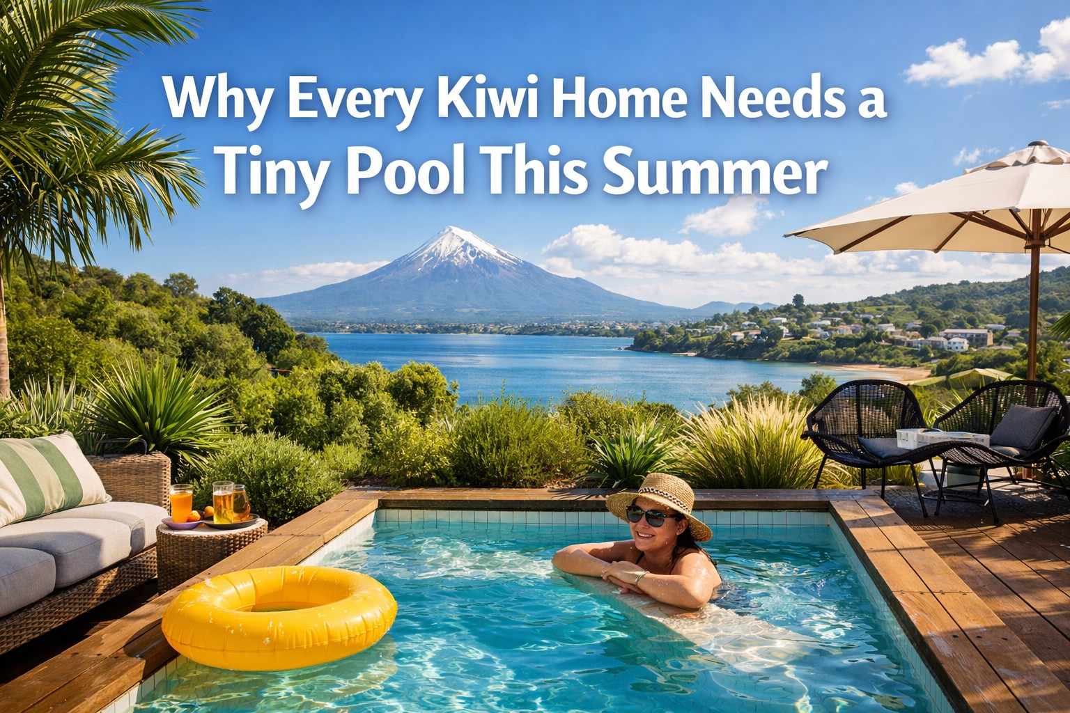 Why Every Kiwi Home Needs a Tiny Pool This Summer