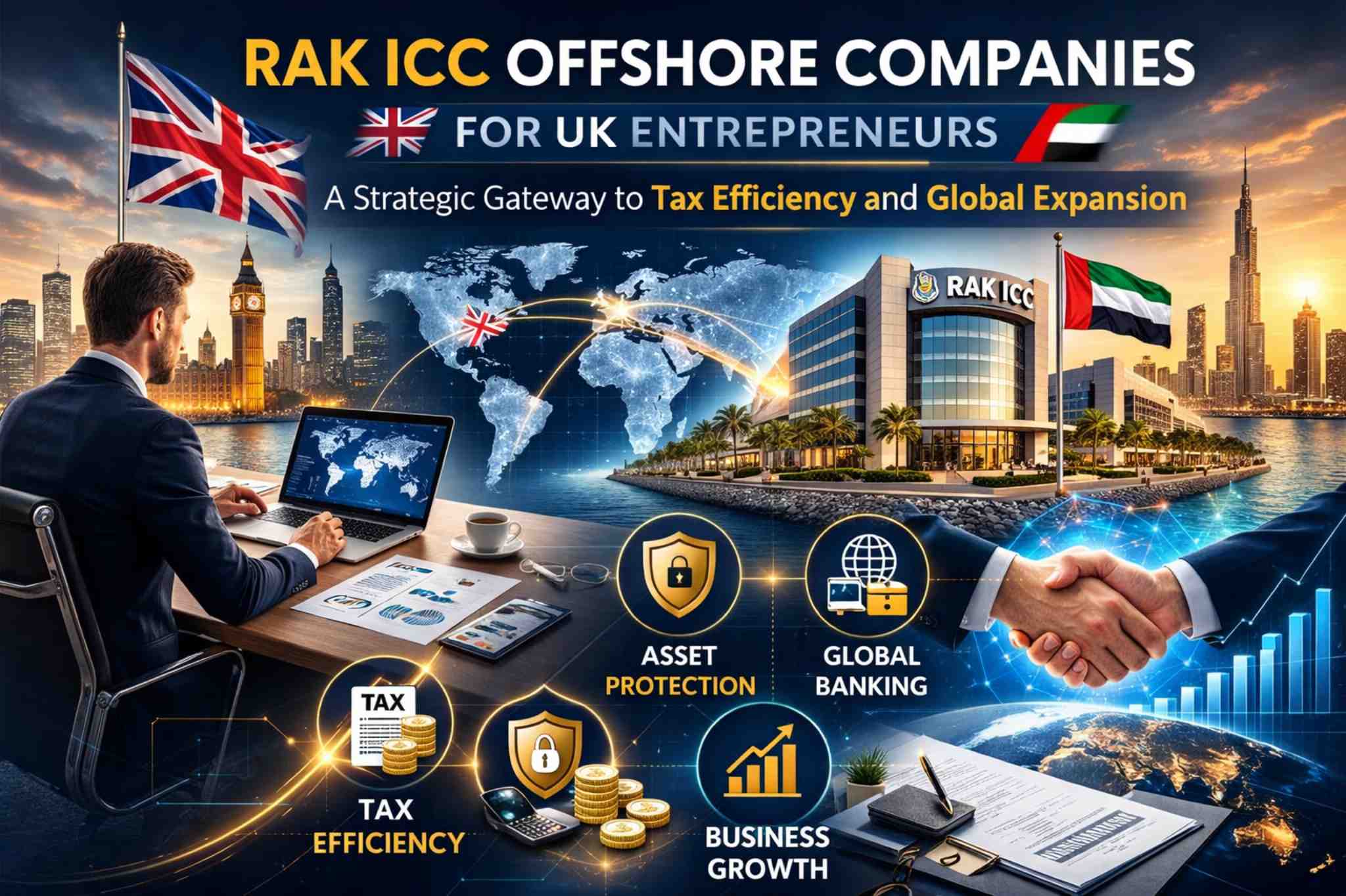 RAK ICC Offshore Companies for UK Entrepreneurs, A Strategic Gateway to Tax Efficiency and Global Ex