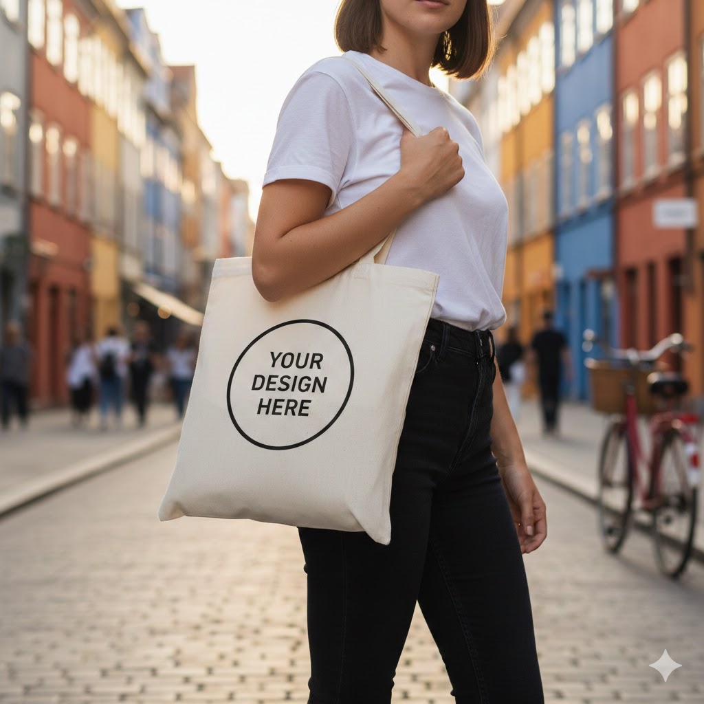 Custom Canvas Tote Bags Printing in India 