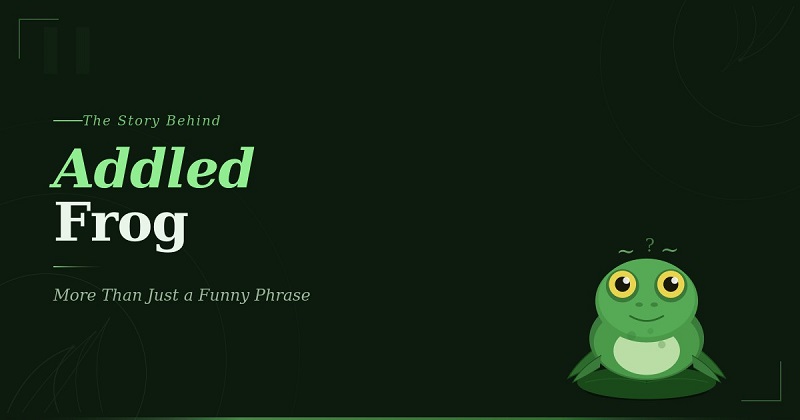The Story Behind Addled Frog &ndash; More Than Just a Funny Phrase