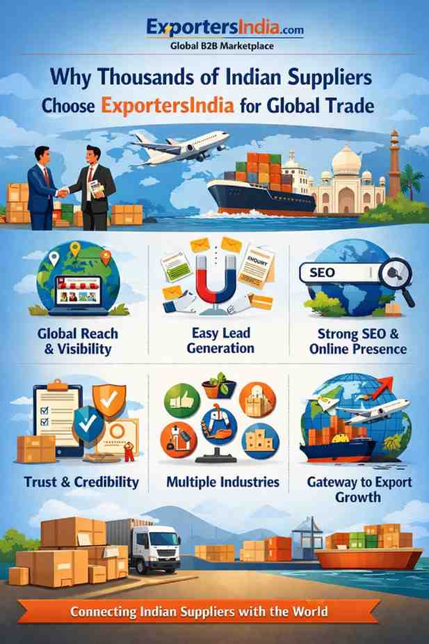 Why Thousands of Indian Suppliers Choose ExportersIndia for Global Trade?