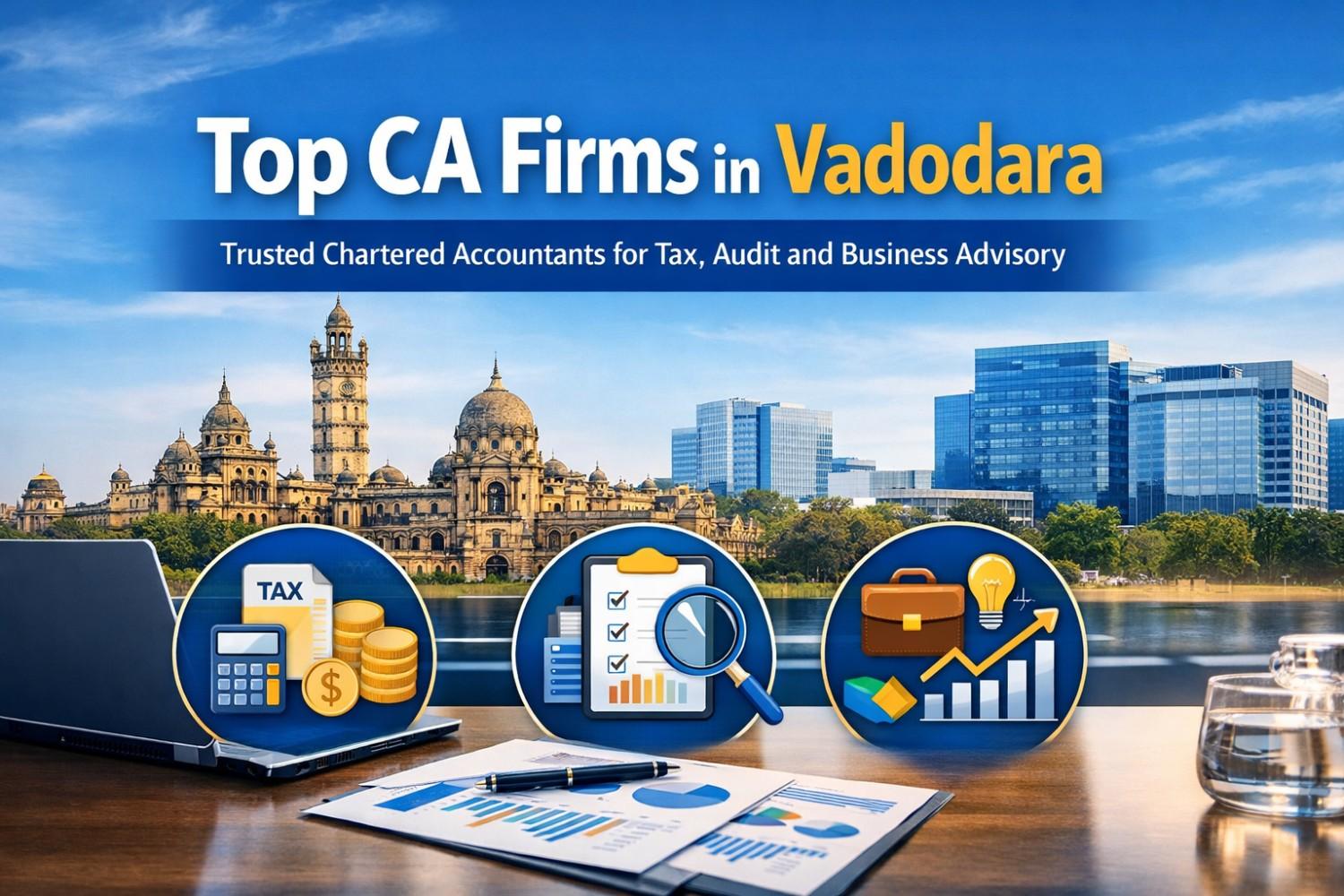 Top 3 CA Firms in Vadodara: Trusted Chartered Accountants for Businesses and Individuals