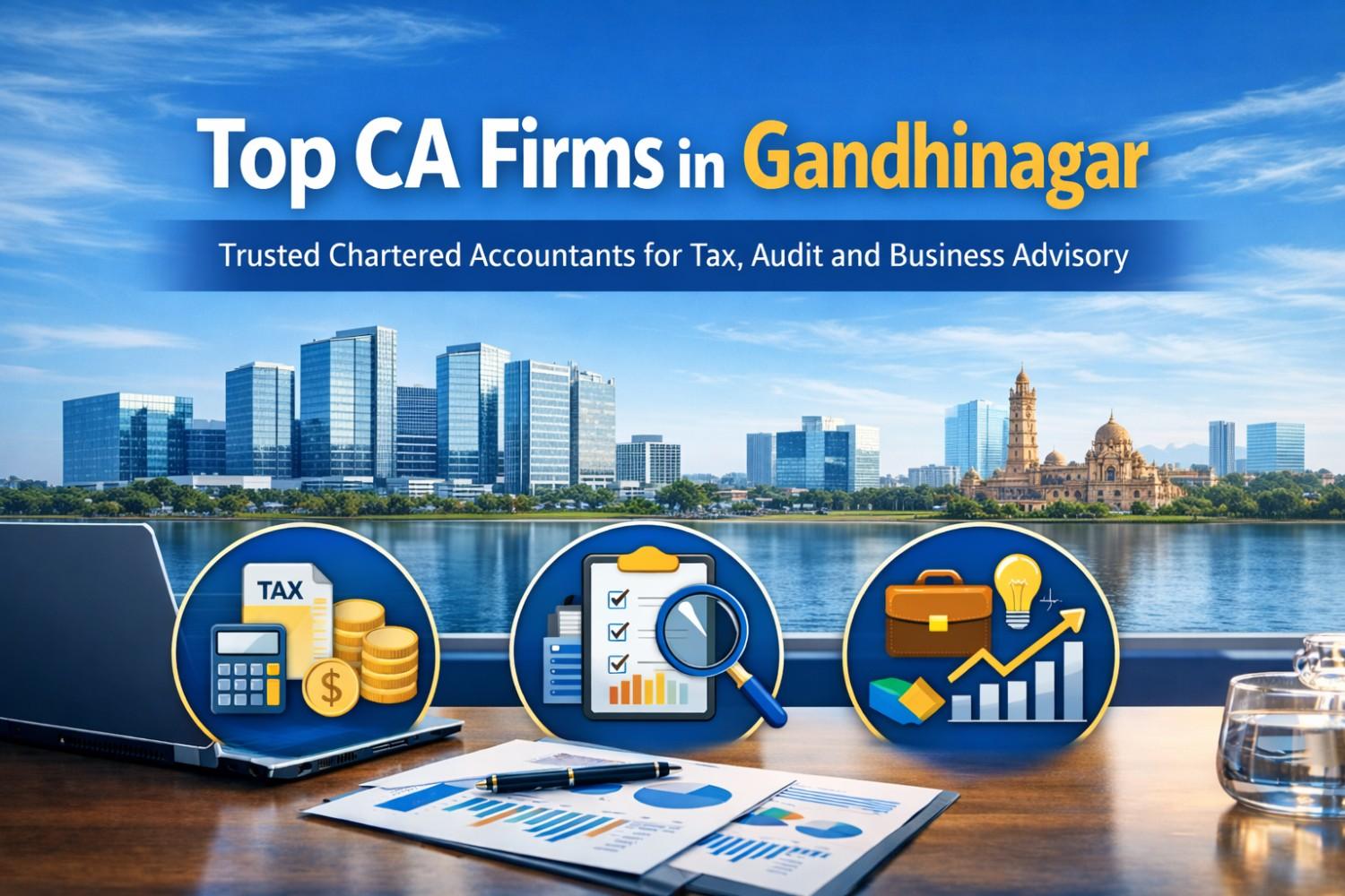 Top 3 CA Firms in Gandhinagar for Professional Financial and Compliance Services