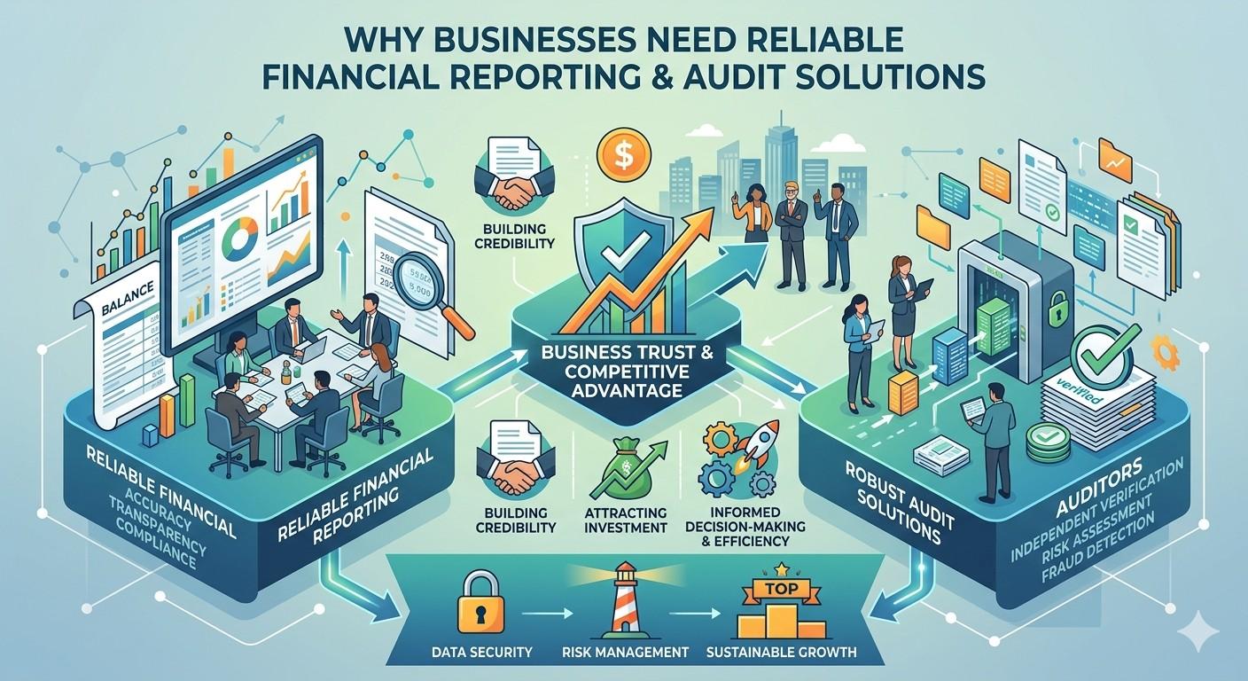 Why Businesses Need Reliable Financial Reporting and Audit Solutions in Today&rsquo;s Competitive Market