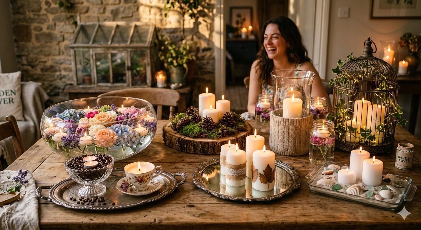 15 Creative Candles Decoration Ideas to Elevate Your Home Ambience