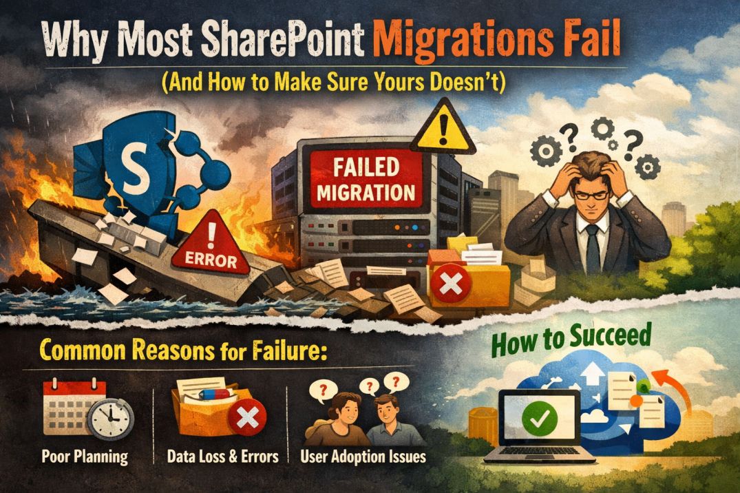 Why Most SharePoint Migrations Fail (And How to Make Sure Yours Doesn&rsquo;t)