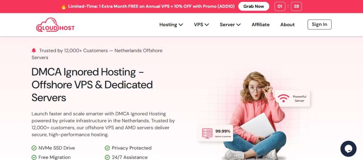 QloudHost Review 2026 &ndash; Offshore Hosting & DMCA VPS