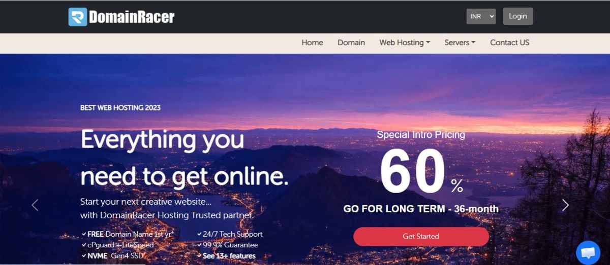 DomainRacer Hosting Review 2026: Features, Pricing & Speed