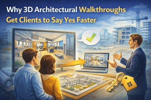 Why 3D Architectural Walkthroughs Get Clients to Say Yes Faster