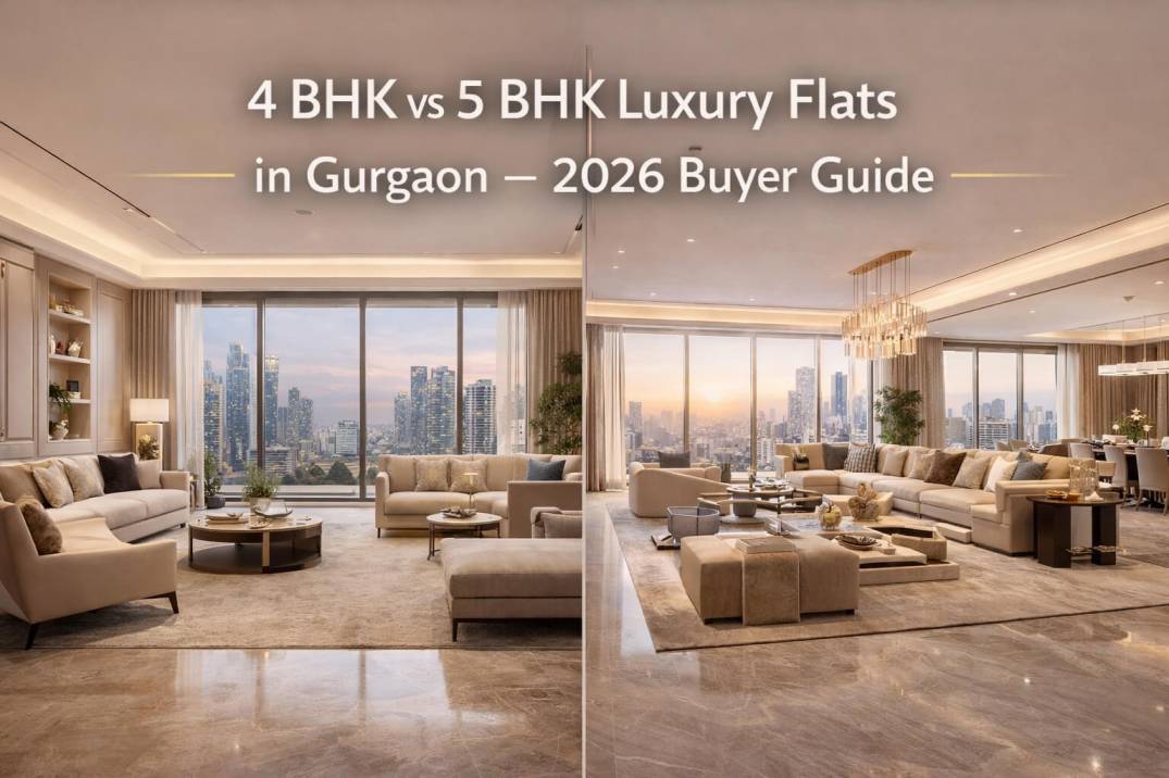 4 BHK vs 5 BHK Luxury Flats in Gurgaon: Which Should You Buy in 2026?