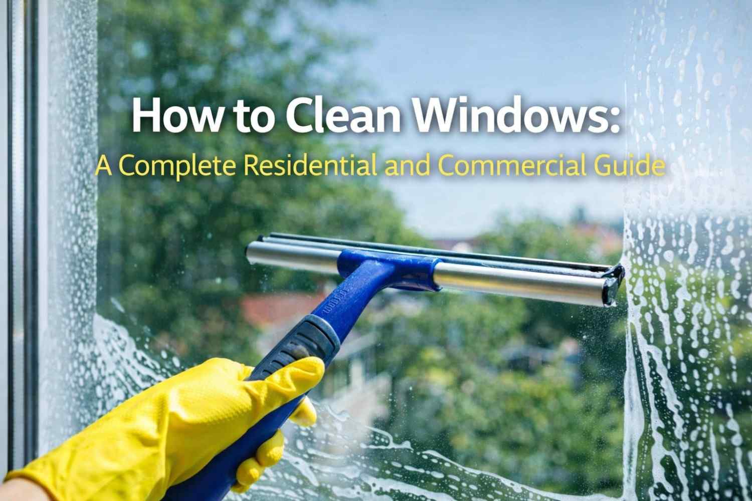 How to Clean Windows: A Complete Residential and Commercial Guide
