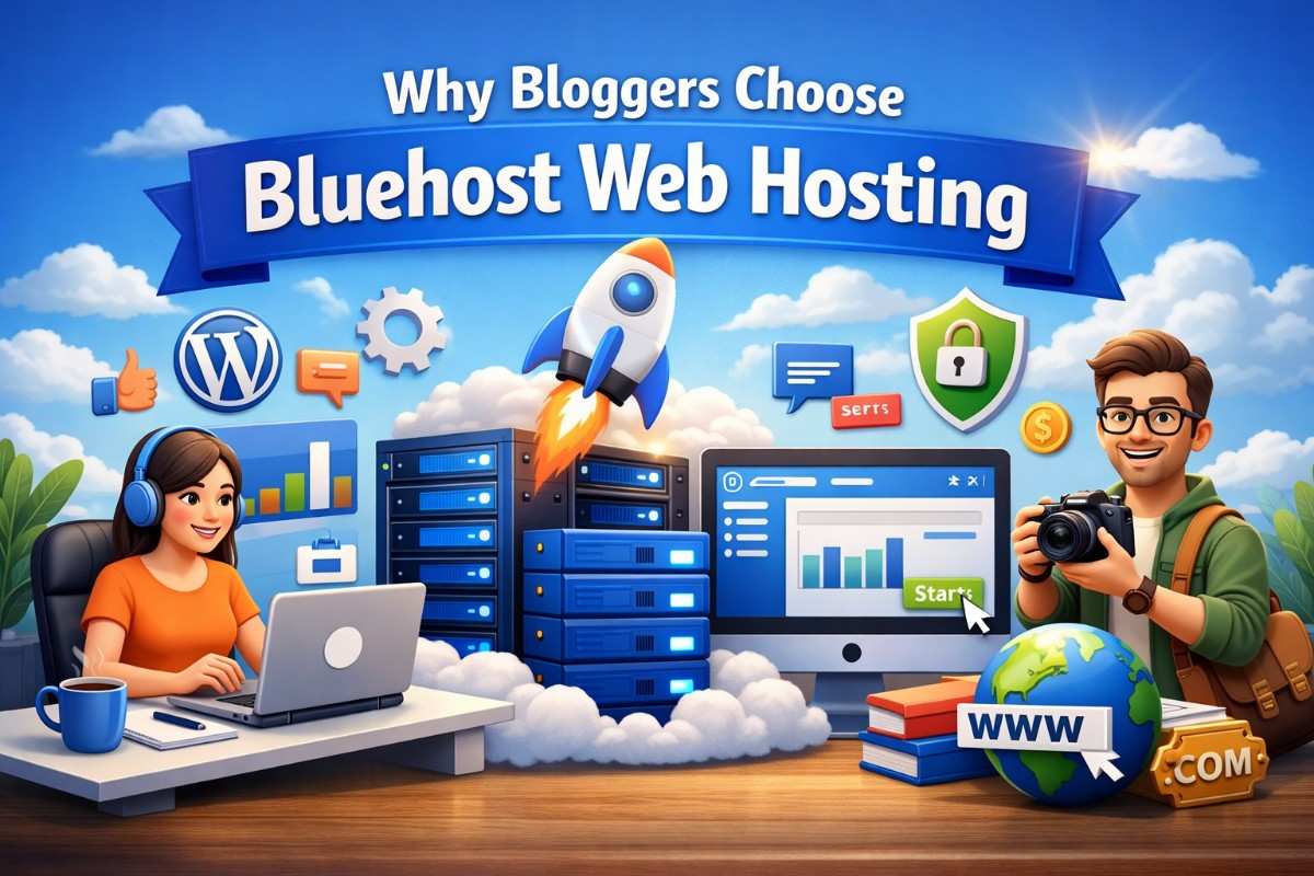 Why Bloggers Choose Bluehost Web Hosting