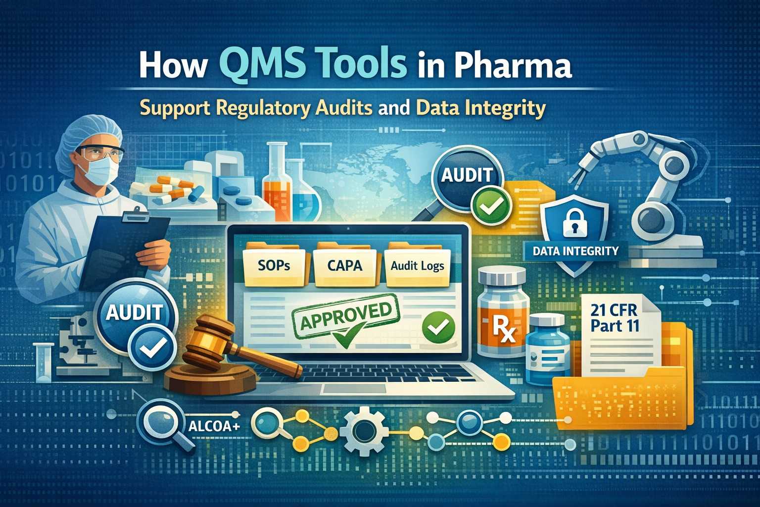 How QMS Tools in Pharma Support Regulatory Audits and Data Integrity
