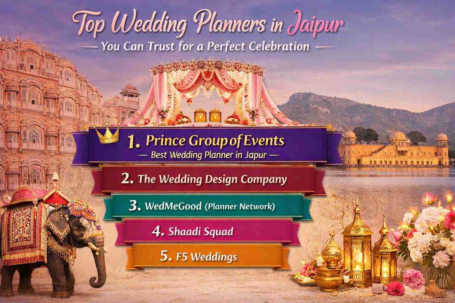 Top Wedding Planners in Jaipur You Can Trust for a Perfect Celebration