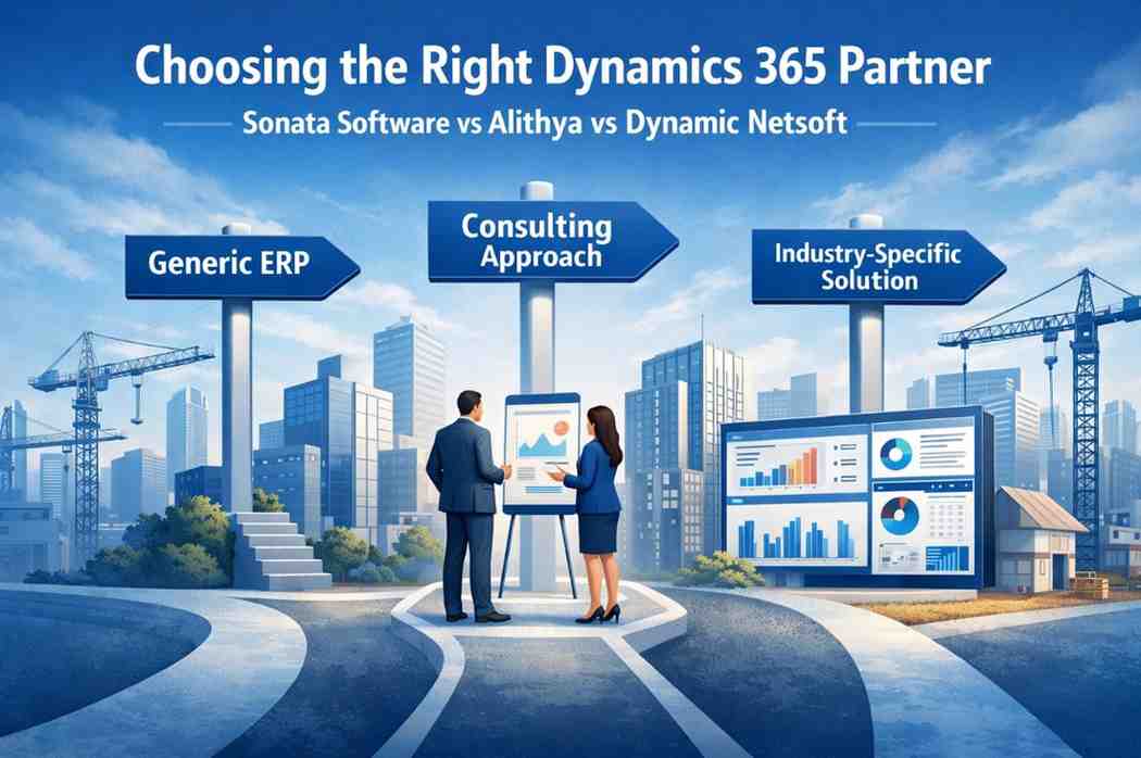 Choosing the Right Dynamics 365 Partner: Dynamic Netsoft vs Sonata Software vs Alithya