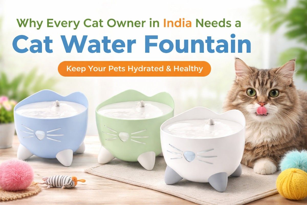 Why Every Cat Owner in India Needs a Cat Water Fountain for Better Pet Health