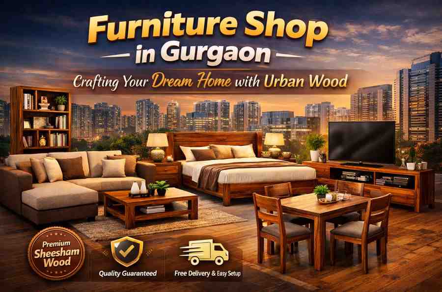 Furniture Shop in Gurgaon:The Ultimate Guide to Crafting Your Dream Home with Urban Wood
