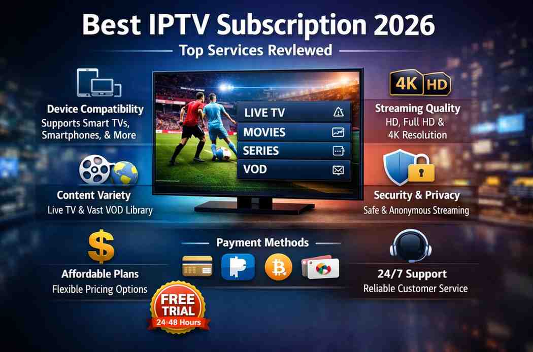 Best IPTV Subscription 2026: Top Services Reviewed
