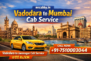 Vadodara to Mumbai Cab Service Book Now with Mrcabby