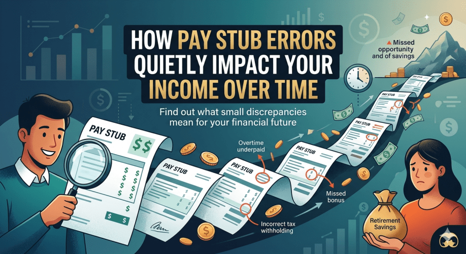 How Pay Stub Errors Quietly Impact Your Income Over Time