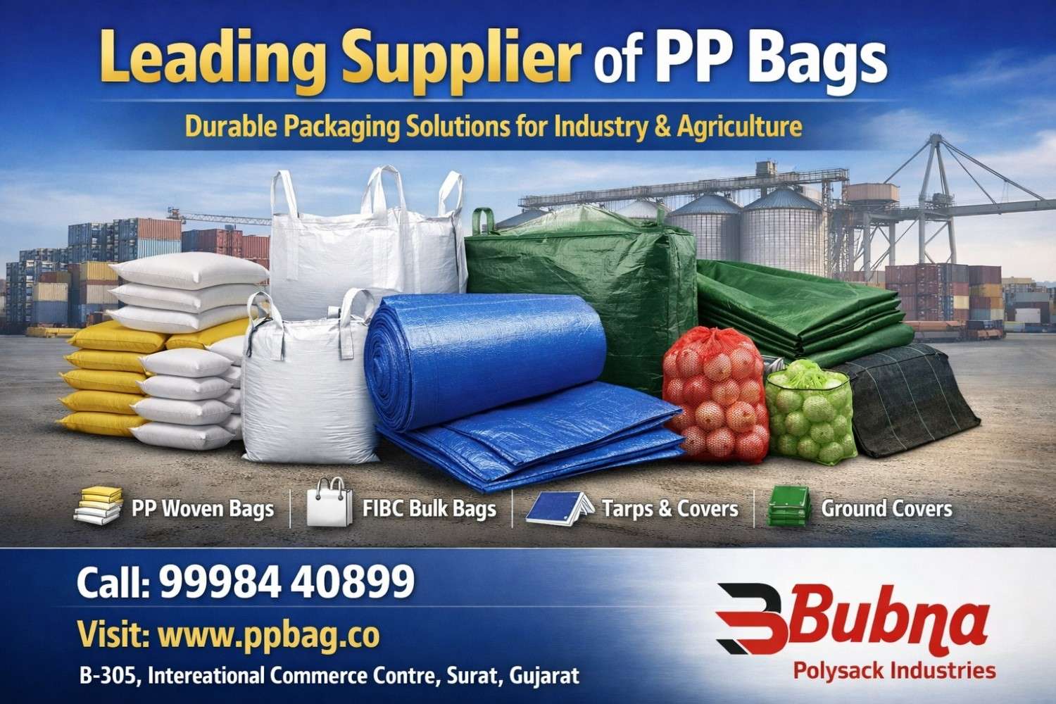 Leading Supplier of PP Bags – Bubna Polysack