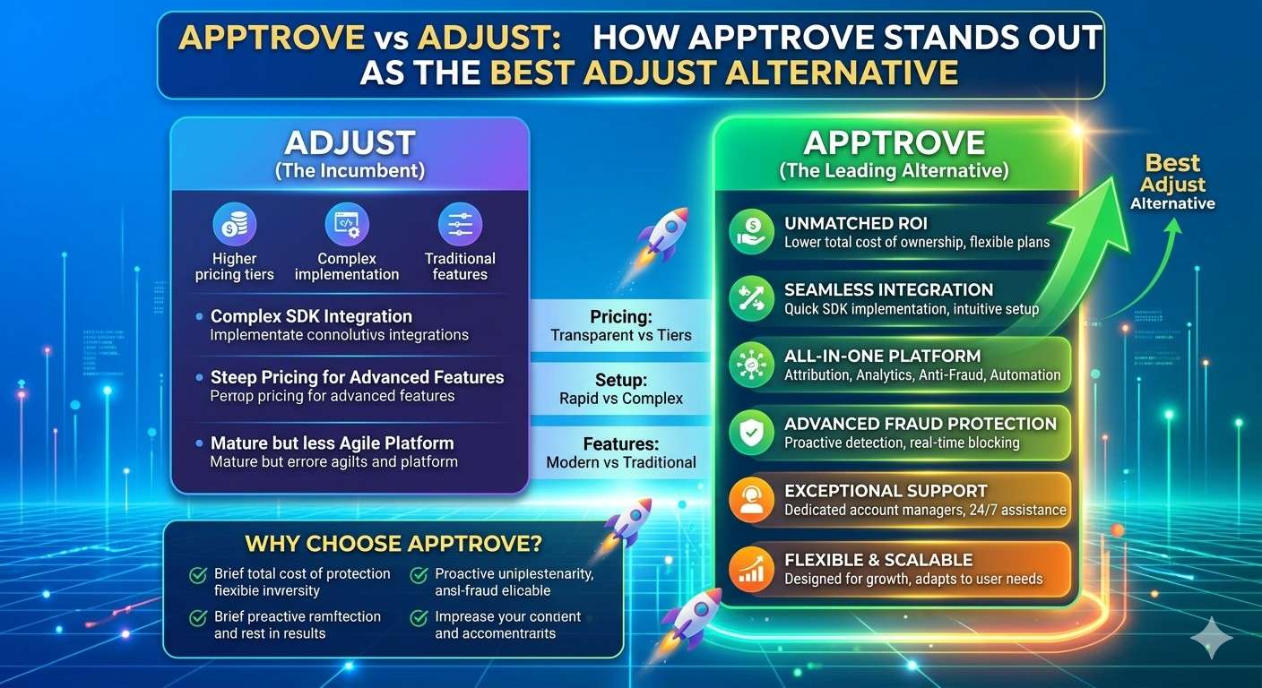 Apptrove vs Adjust: How Apptrove Stands Out as the Best Adjust Alternative