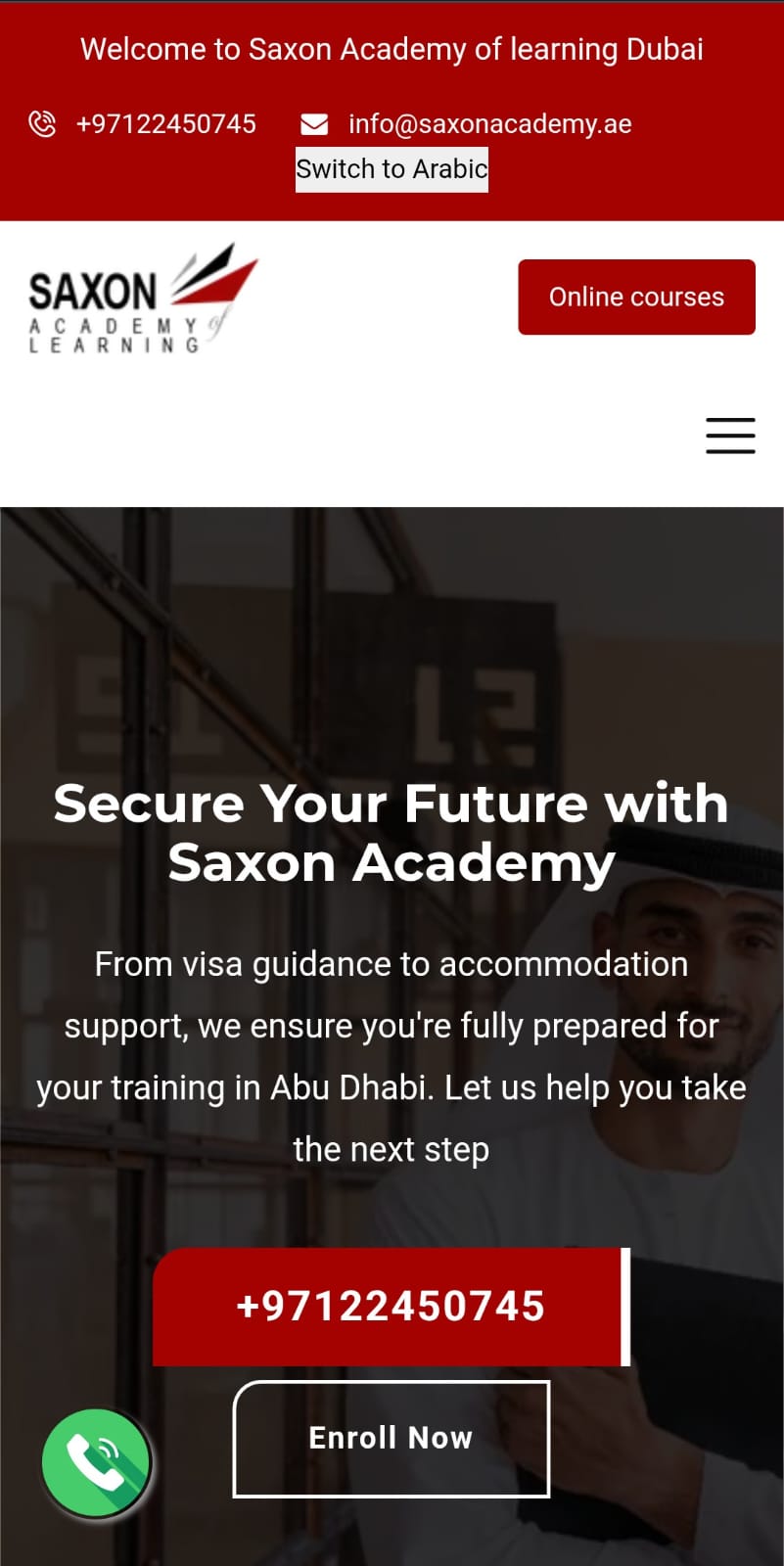 Best Academy in Dubai 2026 – Learn IELTS, English & IT Courses at Saxon Academy AE