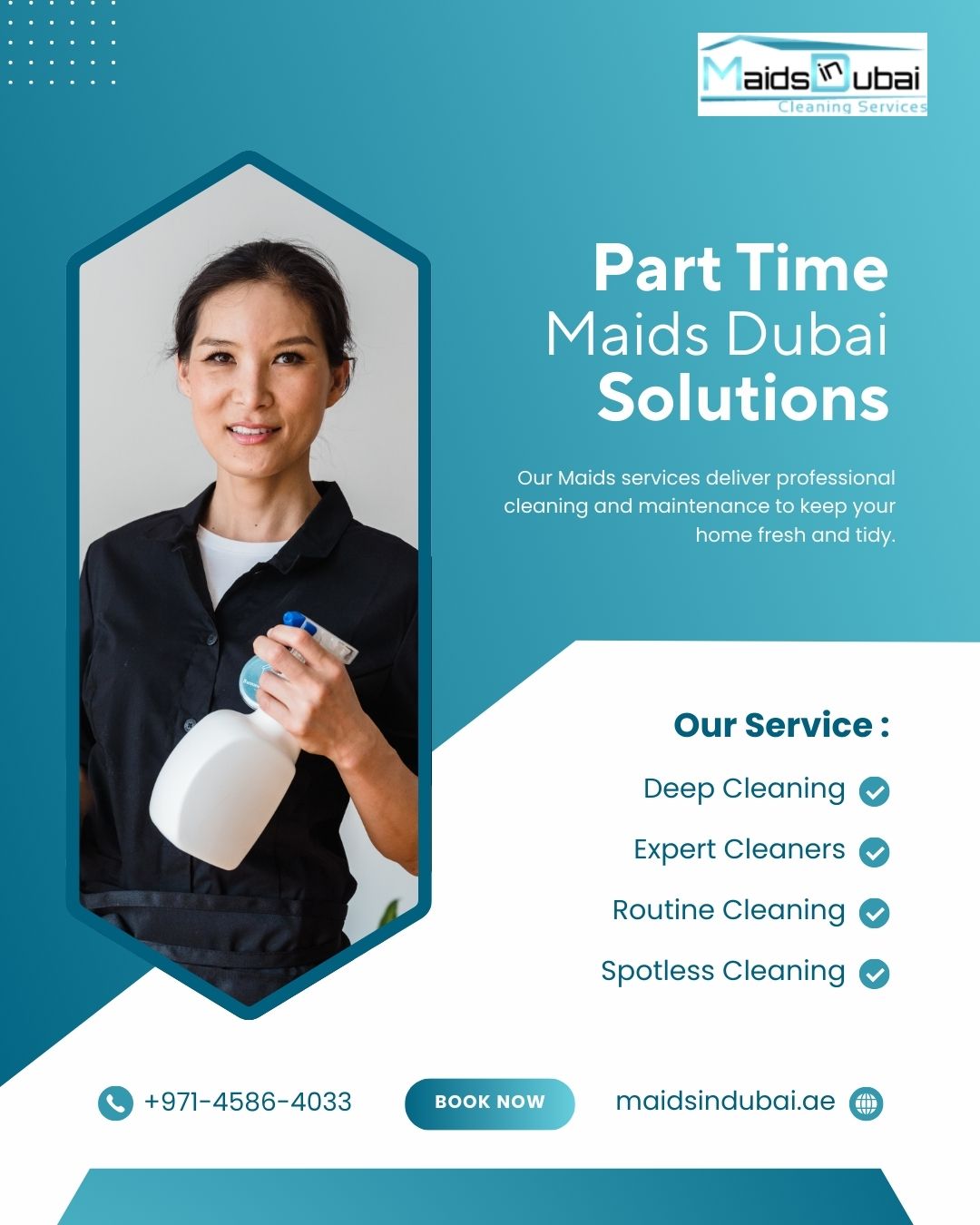 Premium Part‑Time Maids in Dubai for Busy Urban Lifestyles