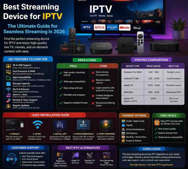 Best Streaming Device for IPTV: Ultimate Buyer Guide