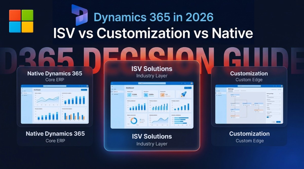 Dynamics 365 in 2026: ISV vs Customization vs Native — The Complete Decision Guide