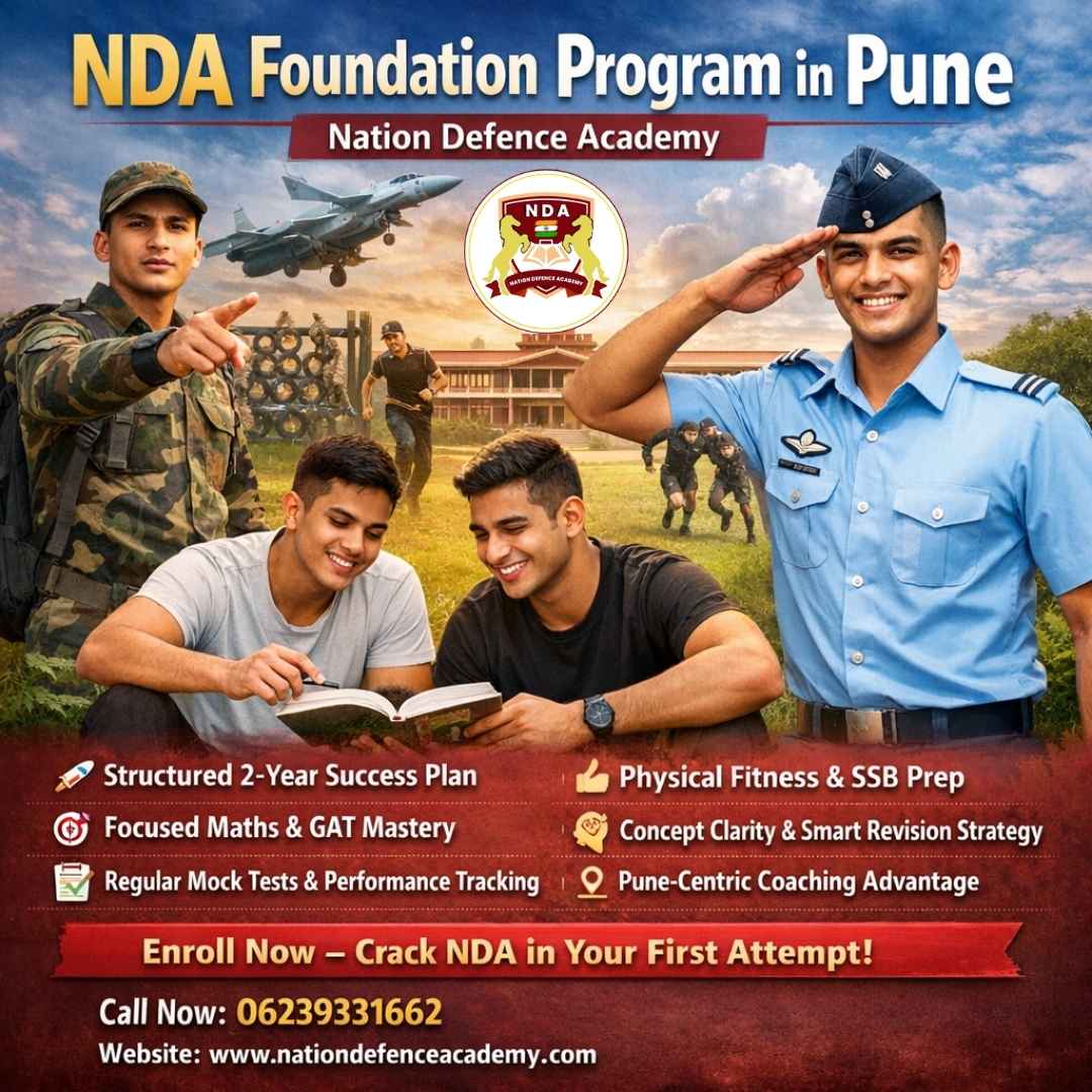 Start Your Defence Career Early with NDA Foundation Program in Pune