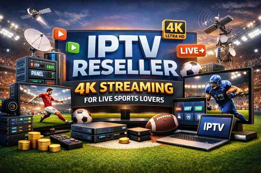 IPTV Reseller with 4K Streaming for Live Sports Lovers