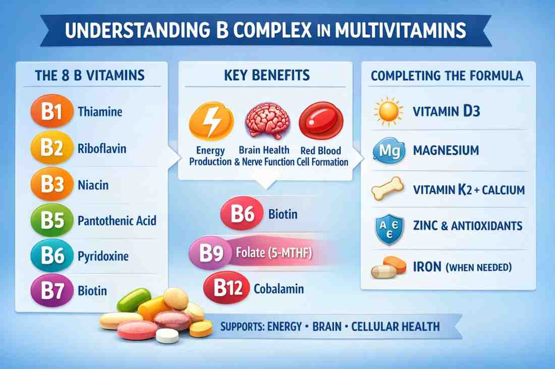 What is in a B Complex Multivitamin?