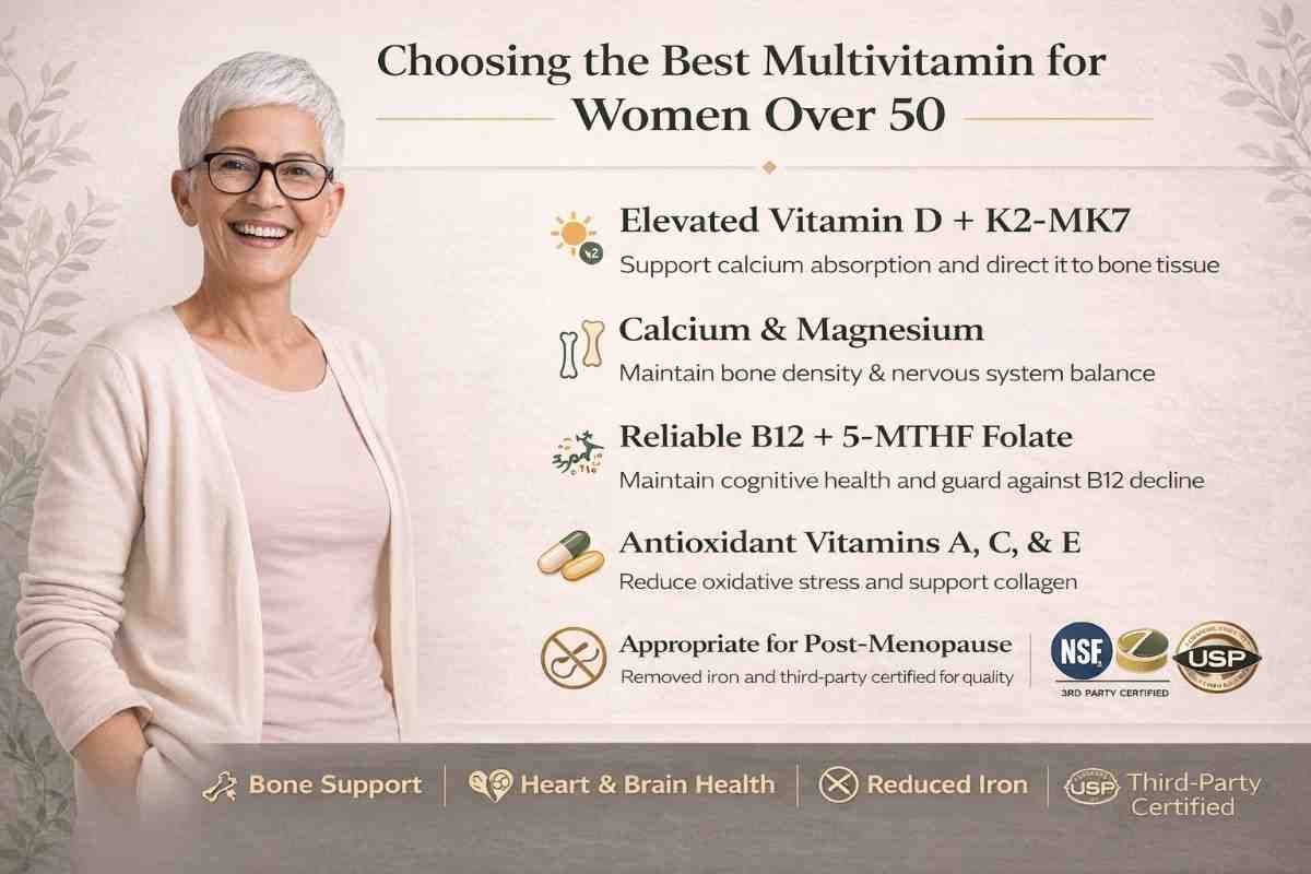 What is the Best Multivitamin for Women Over 50? 