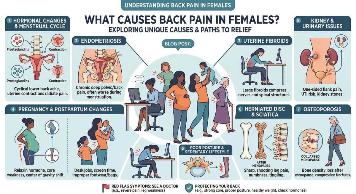 What Causes Back Pain in Females?