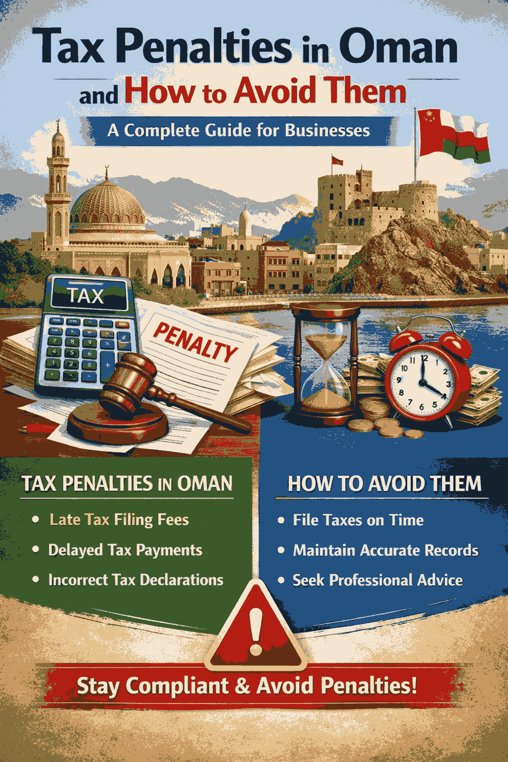 Tax Penalties in Oman and How to Avoid Them : A Complete Guide for Businesses