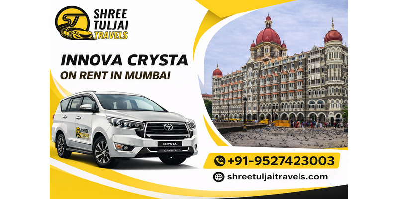 Innova Crysta on Rent in Mumbai – Best for Family Trips & Tours