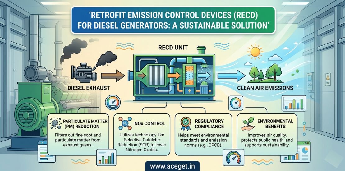 Retrofit Emission Control Devices (RECD) for Diesel Generators: A Sustainable Solution