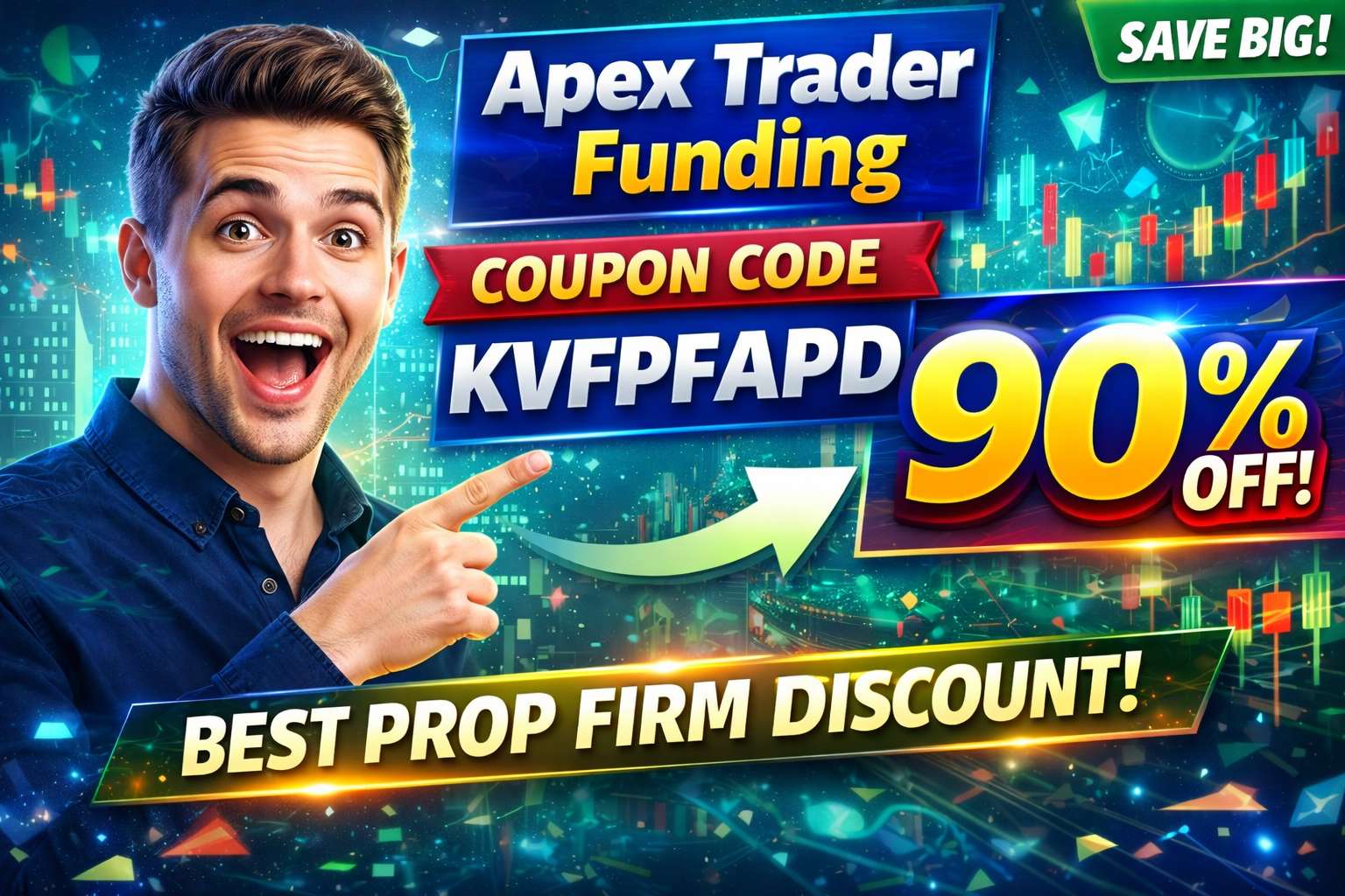 Best Prop Firm Discount KVFPFAPD 2026 | Apex Trader Funding Coupon Code