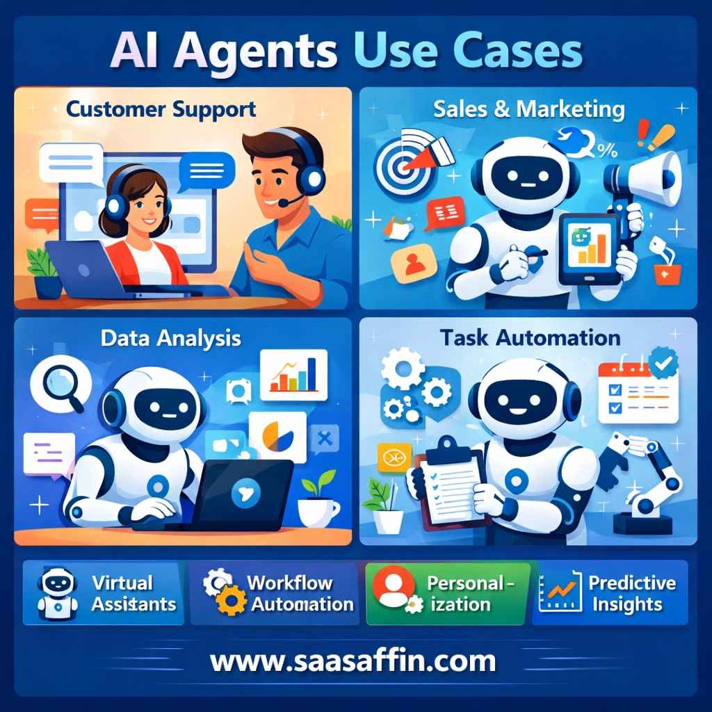 Top AI Agents Use Cases Transforming Businesses in 2026