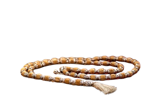 Tulsi Mala Silver Capped – A Perfect Blend of Spirituality and Elegance