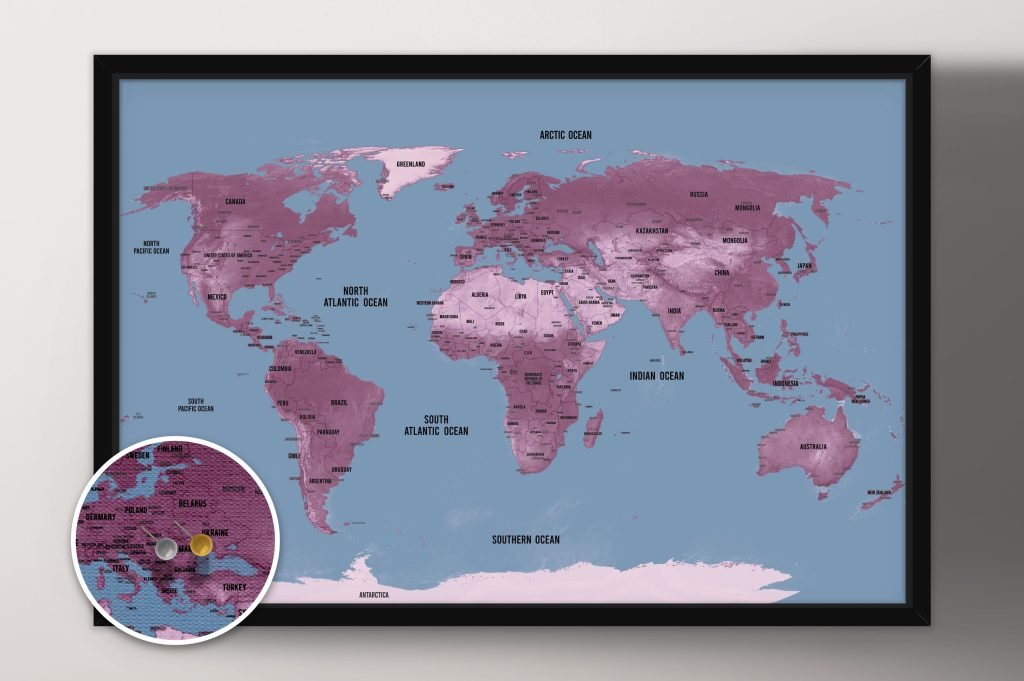 What Makes Push Pin Travel Maps Trending in Western Australia?