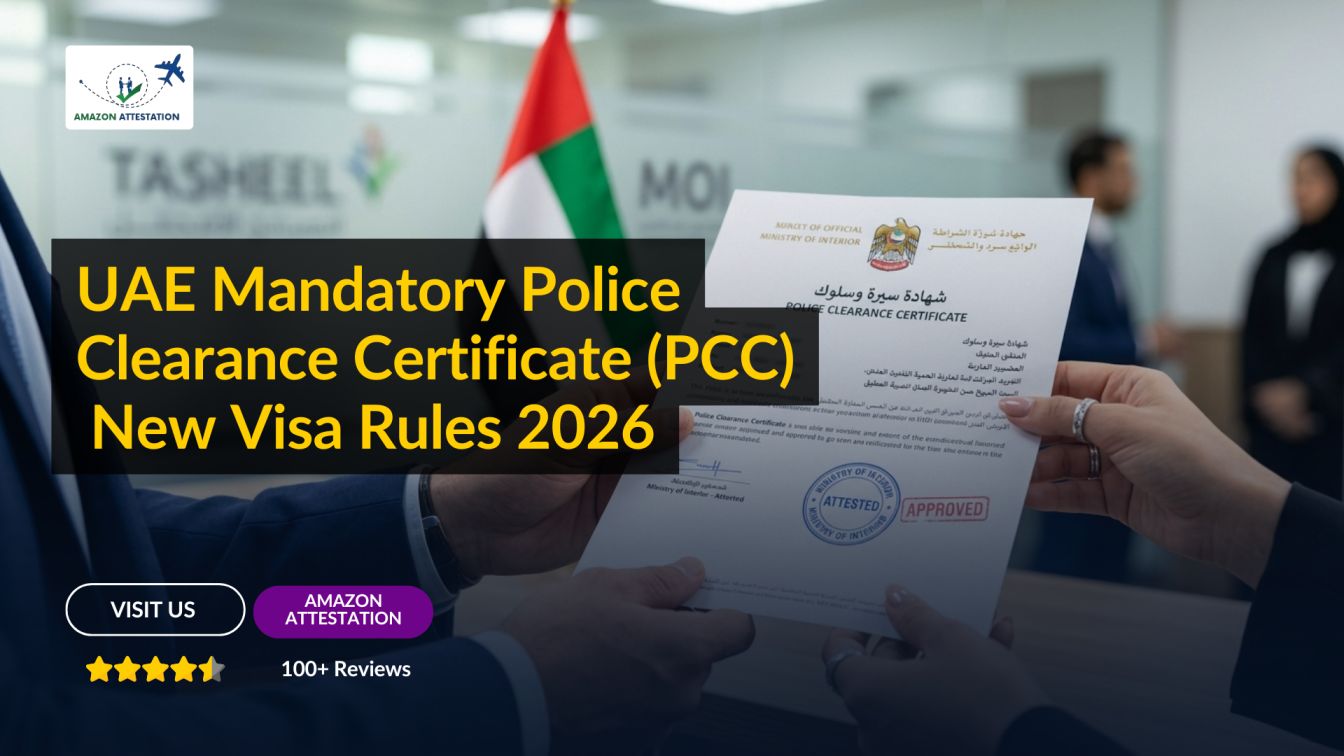 UAE Mandatory Police Clearance Certificate (PCC) – New Visa Rules 2026