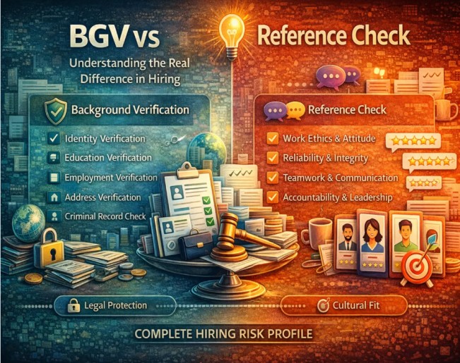 BGV vs Reference Check – Understanding the Real Difference in Hiring