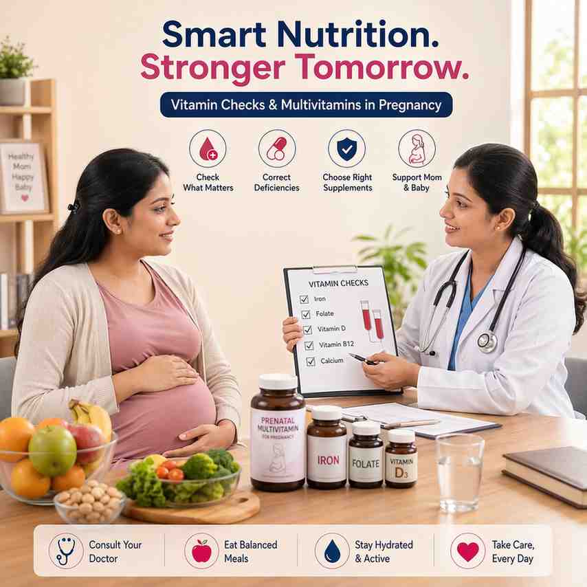 Do pregnant women need vitamin checks? 