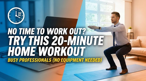 No Time to Work Out? Try This 20-Minute Home Workout for Busy Professionals (No Equipment Needed)