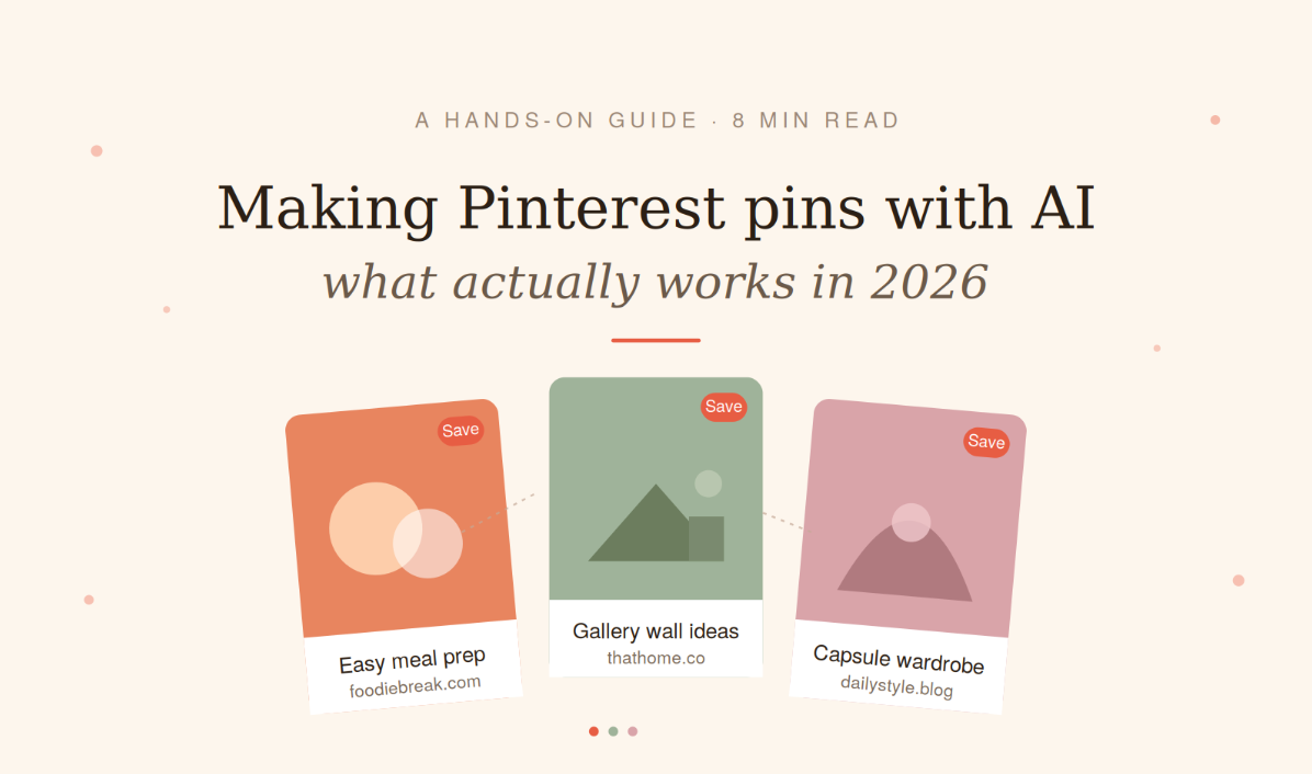 How to Make Pinterest Pins with AI (Without Them Looking Like AI Made Them)