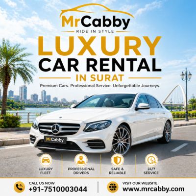 Book Luxury Car Rental in Surat at Best Prices | Premium Chauffeur Service by MrCabby