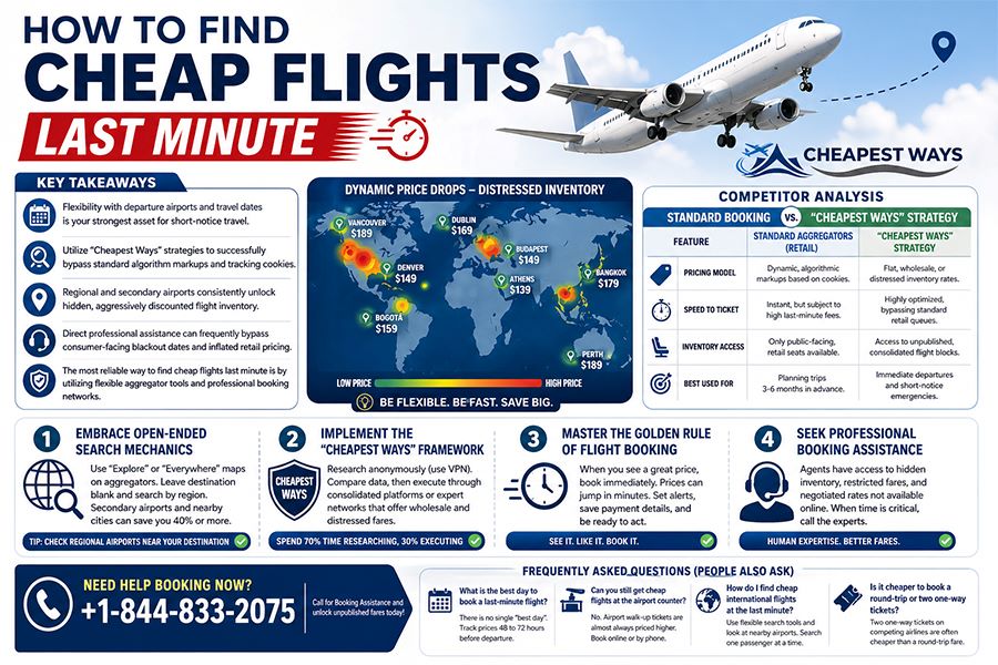 How to Find Cheap Flights Last Minute