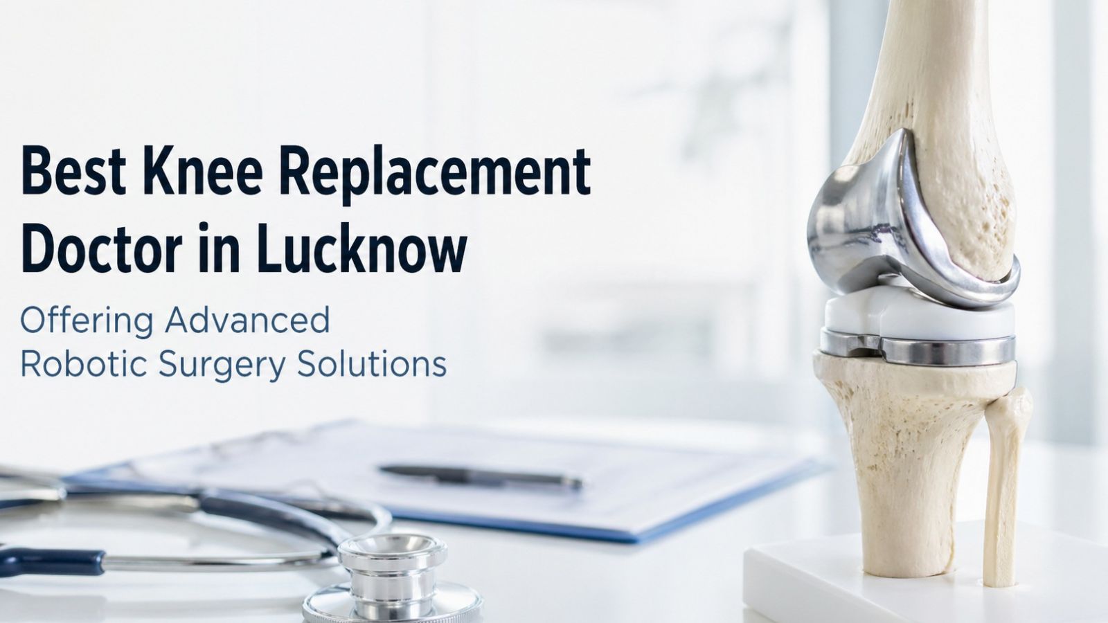 Best Knee Replacement Doctor in Lucknow Offering Advanced Robotic Surgery Solutions